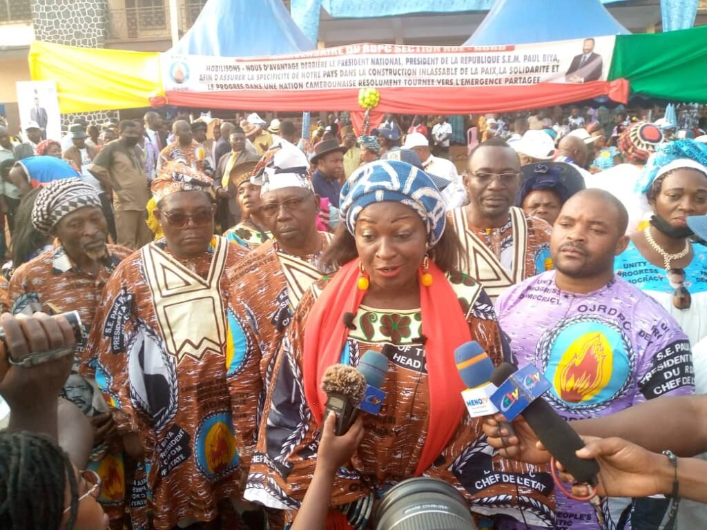 Célébration de l’An 37 du Rdpc Ndé-Nord  à Bangangté : Célestine ketcha Courtès Mobilise105 Sous-Sections