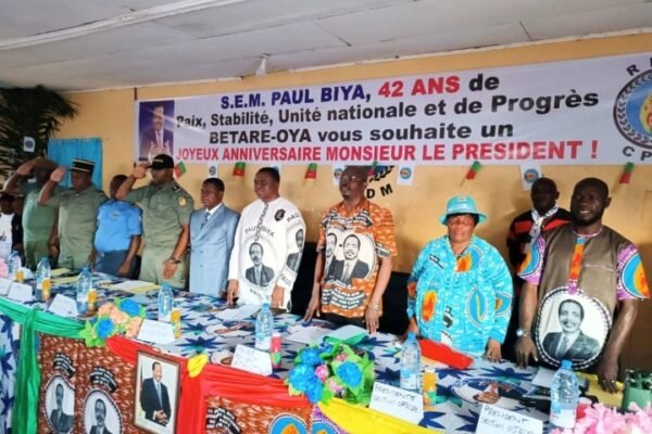 Célébration de l’An 42 de Paul BIYA dans le LOM ET DJEREM: BETARE-OYA salue 42 ans de leadership de son Grand Champion