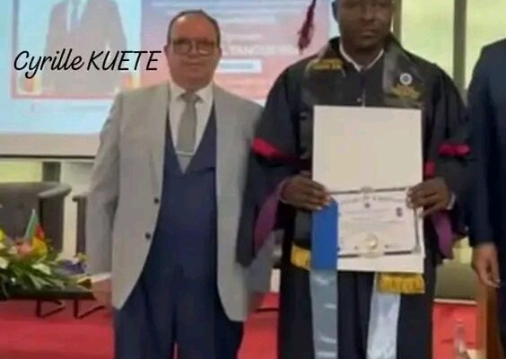 Excellence académique: Marcel TANGUE BOU désormais Dr. en Administration des Affaires