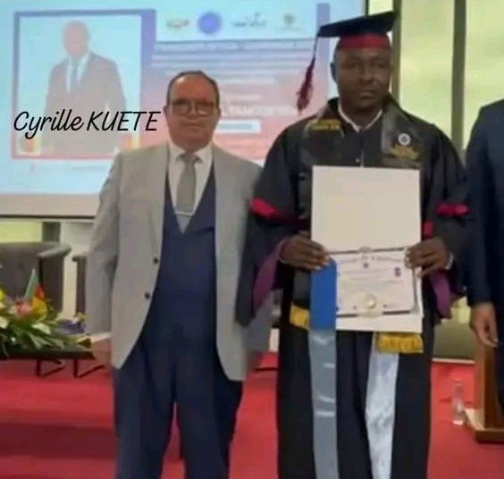 Excellence académique: Marcel TANGUE BOU désormais Dr. en Administration des Affaires
